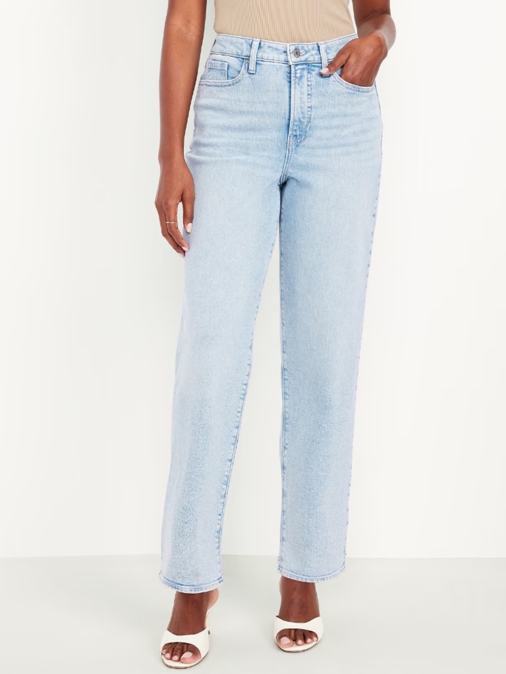 Old Navy Petite Curvy High-Waisted OG Loose Jeans